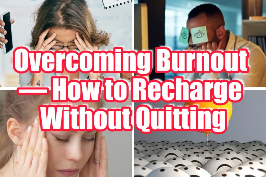 Overcoming Burnout — How to Recharge Without Quitting - KOPITIAM.COM.SG