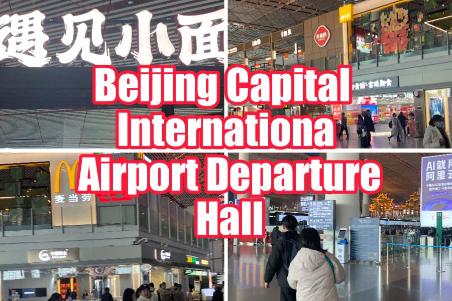 Beijing Capital International Airport Departure Hall – A Modern Gateway to China