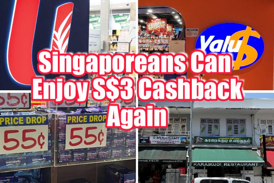 Singaporeans Can Enjoy S$3 Cashback Again Under DBS’ New S$10M Initiative